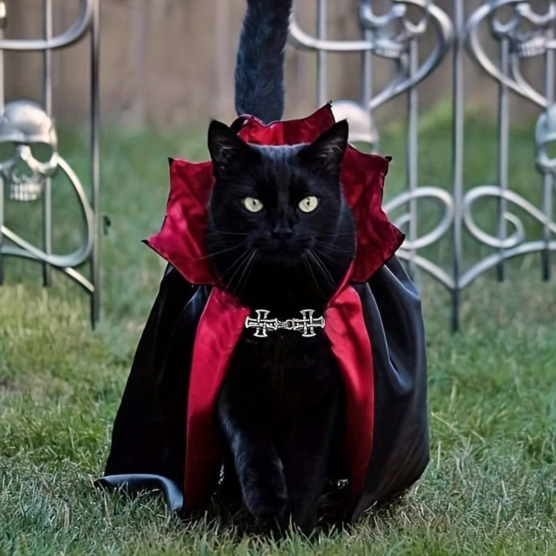 Disfraz de Vampiro Oscuro para Gatos