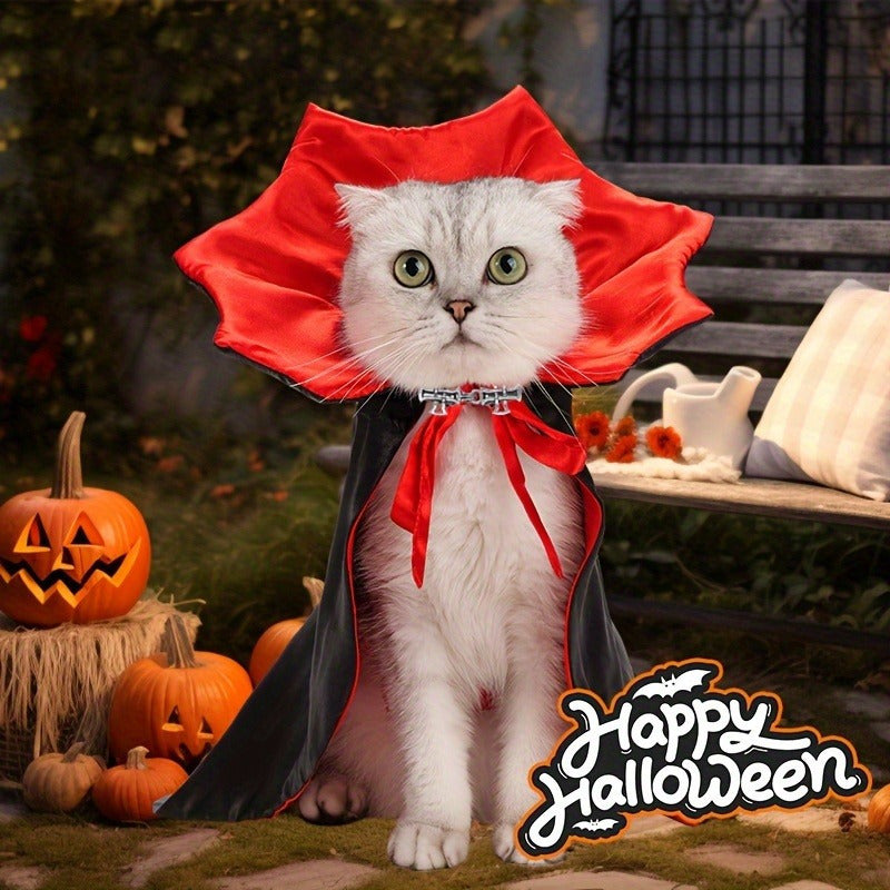 Disfraz de Vampiro Oscuro para Gatos