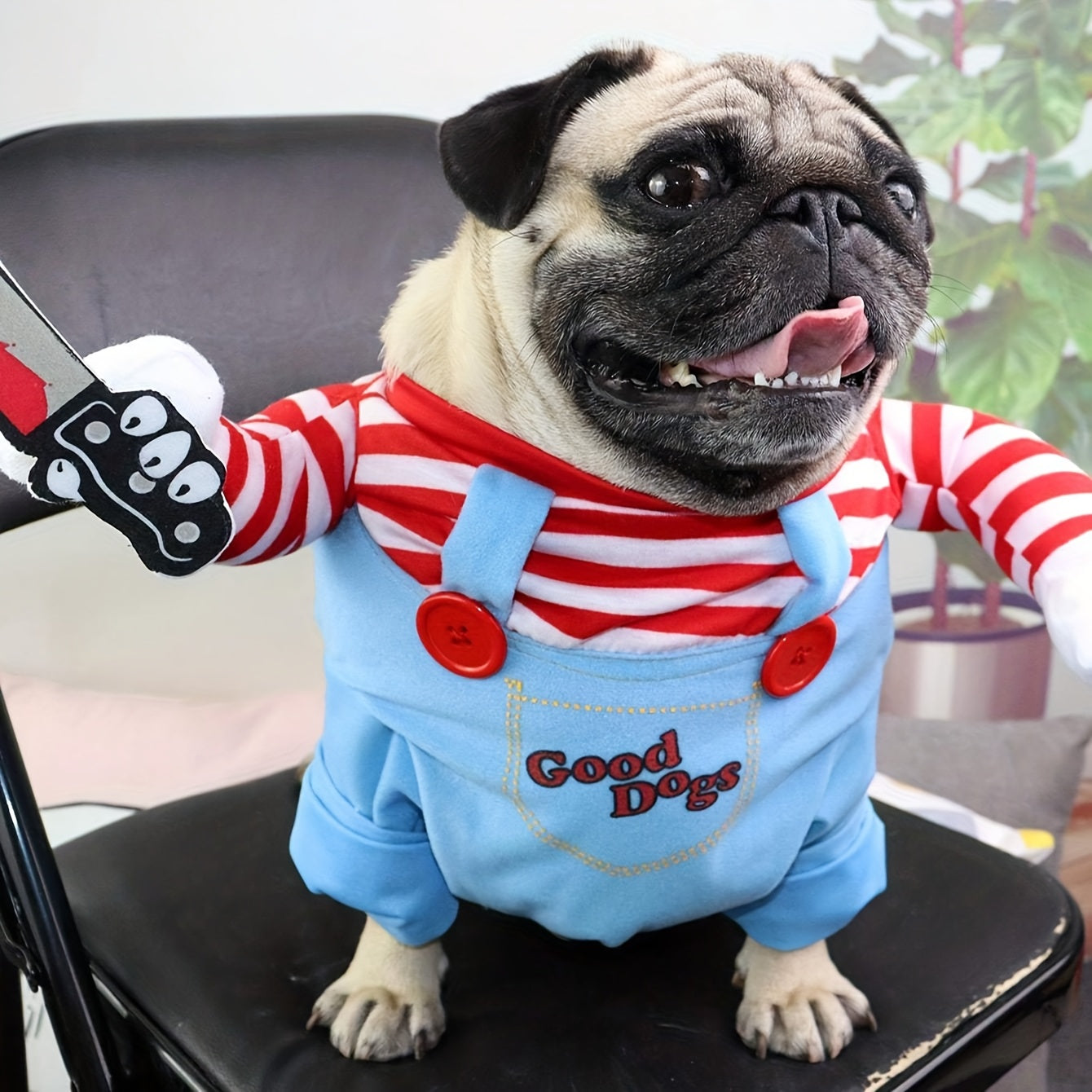Disfraz Chucky para Perros (40% DESCUENTO)