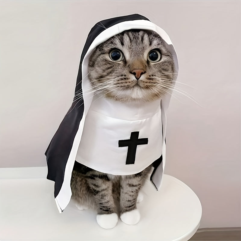 Disfraz de Monja para Mascotas