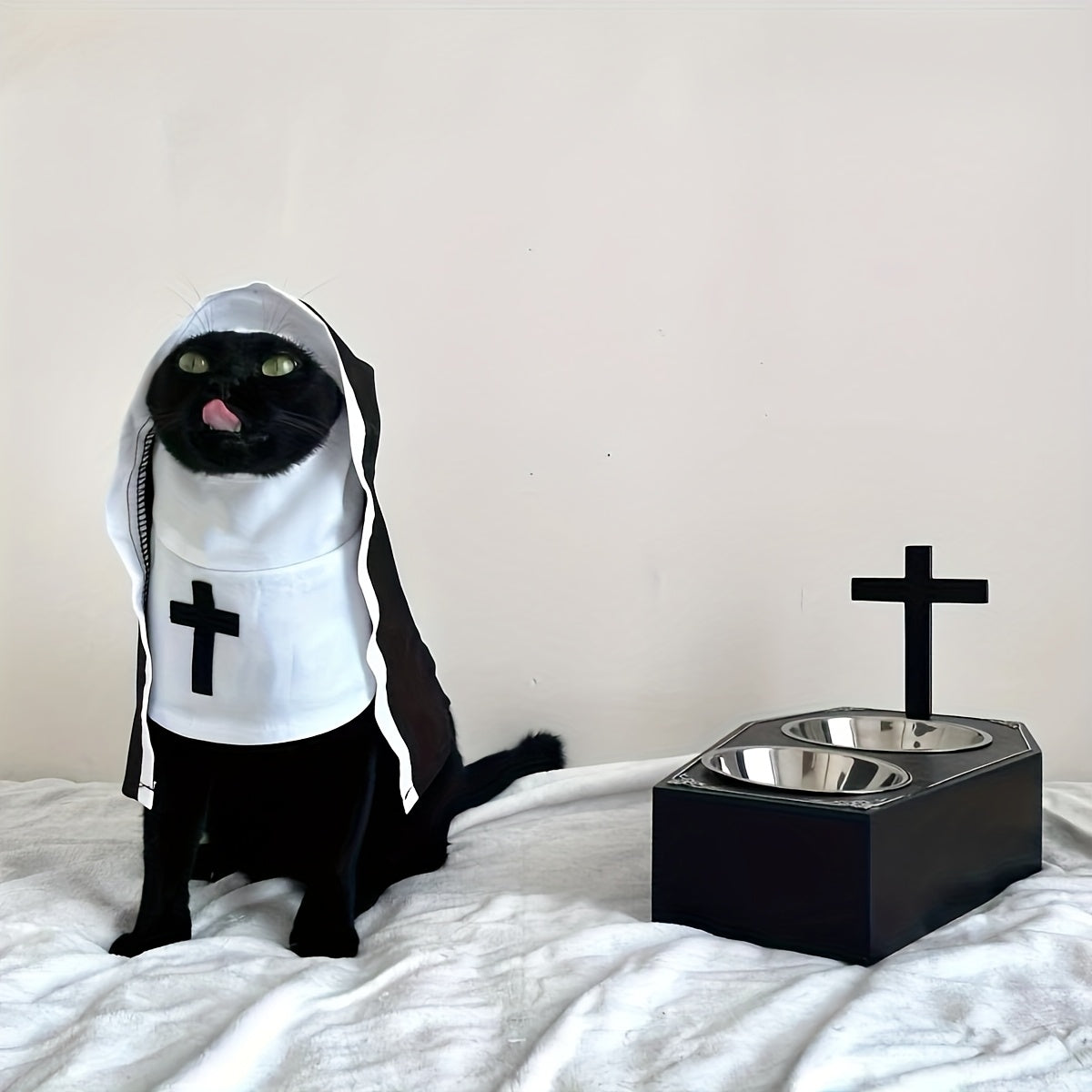 Disfraz de Monja para Mascotas