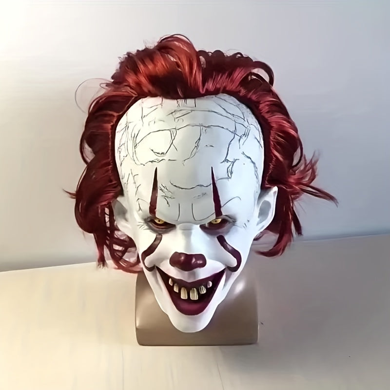 Pack de Disfraz de Payaso Terrorífico – Máscara + Traje de Alta Calidad