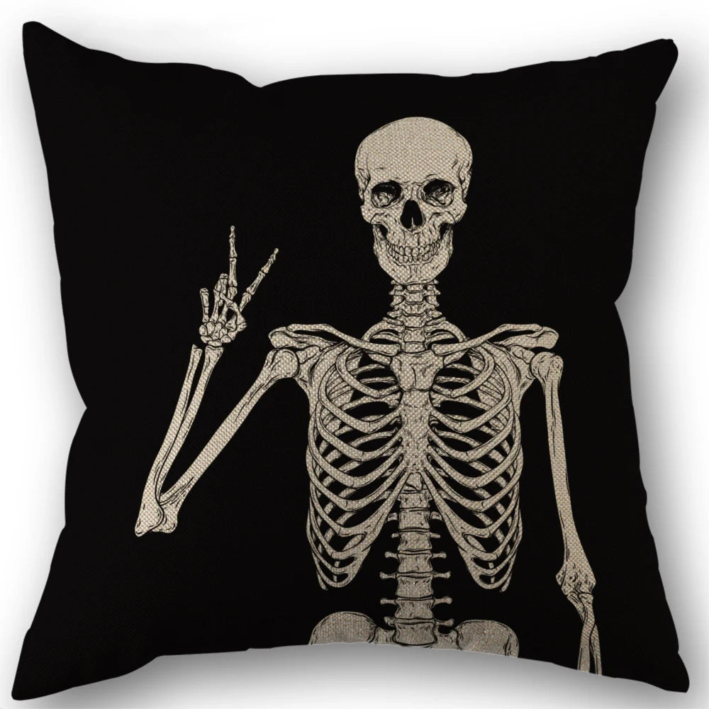 Funda de Almohada de Esqueleto