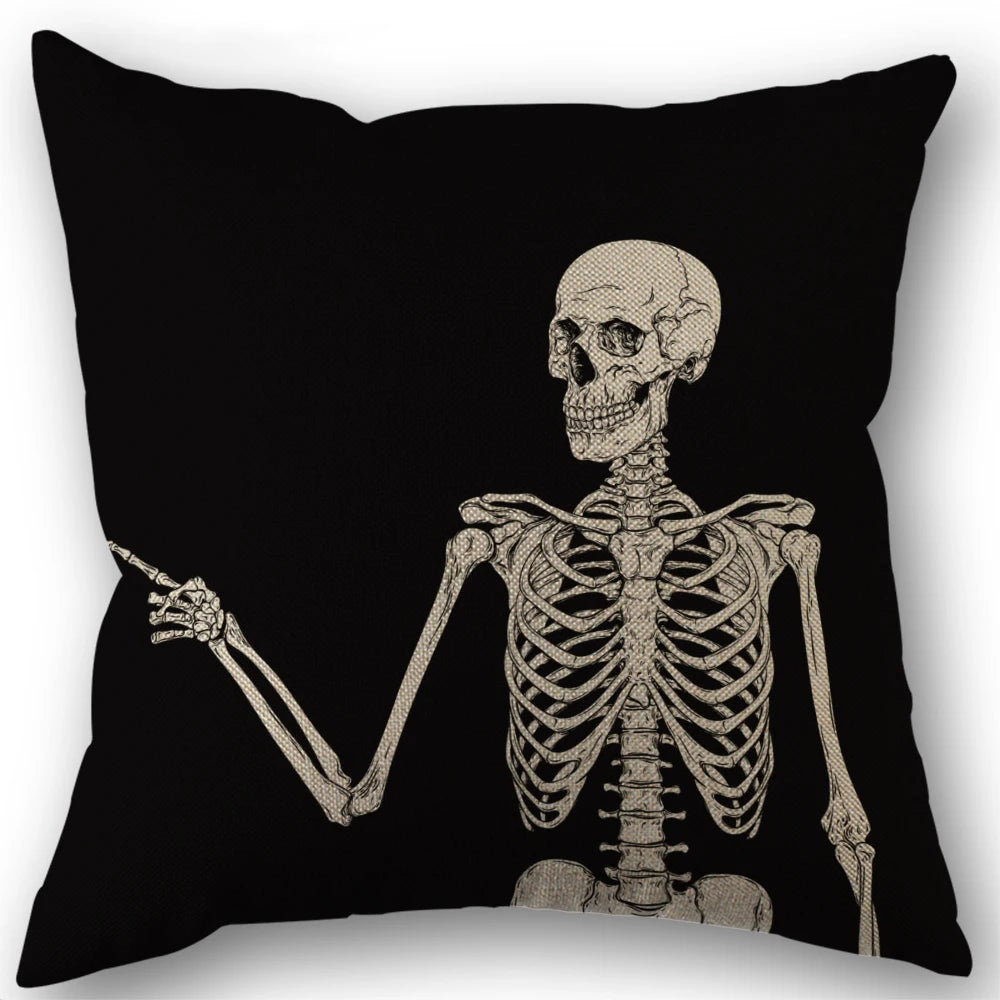 Funda de Almohada de Esqueleto
