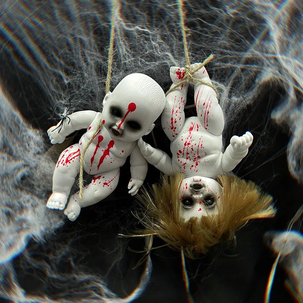Muñecos Fantasmales Colgando