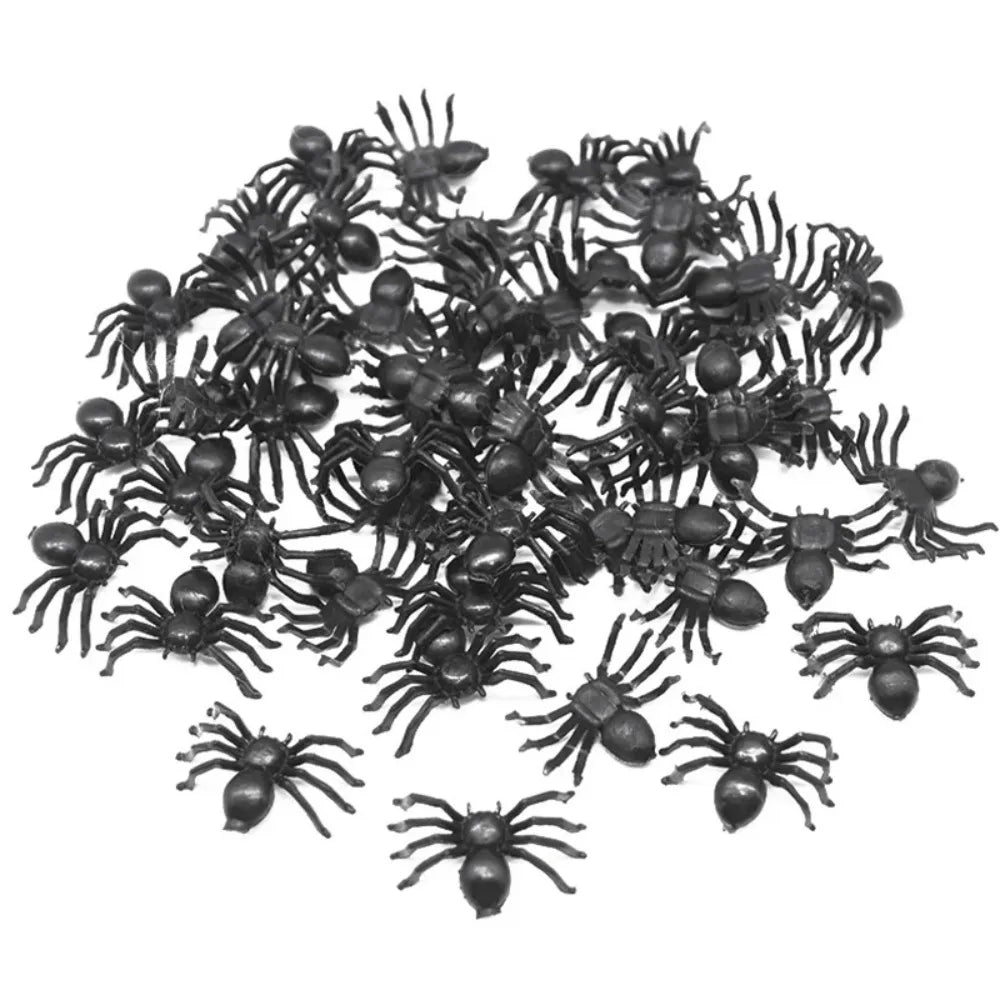 50 Arañas para decorar tu telaraña - ¡Fluorescentes!