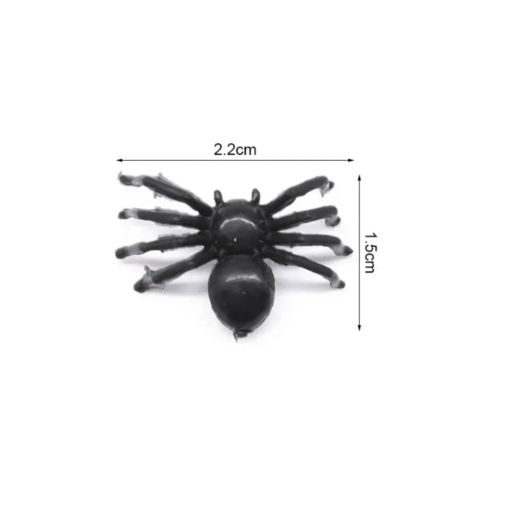 50 Arañas para decorar tu telaraña - ¡Fluorescentes!