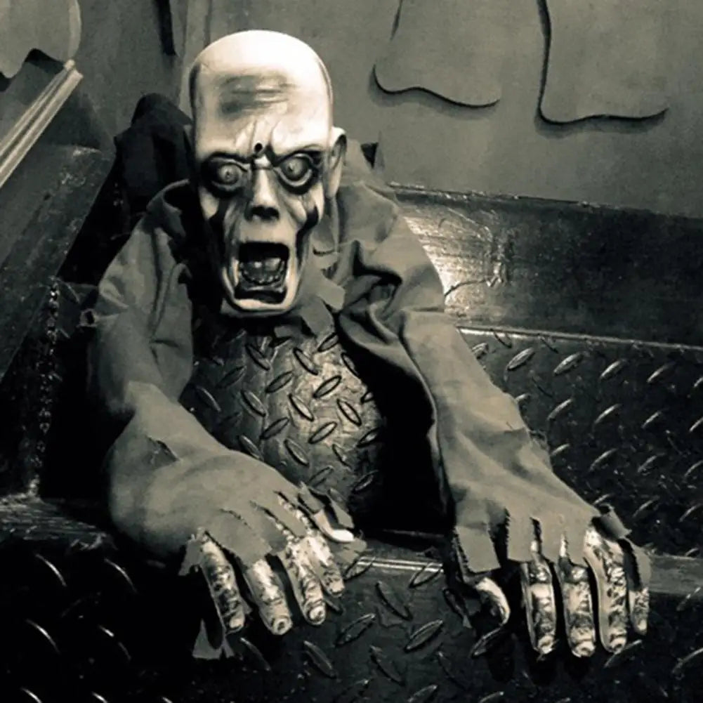 Zombie Arrastrandose con LED y Sonido