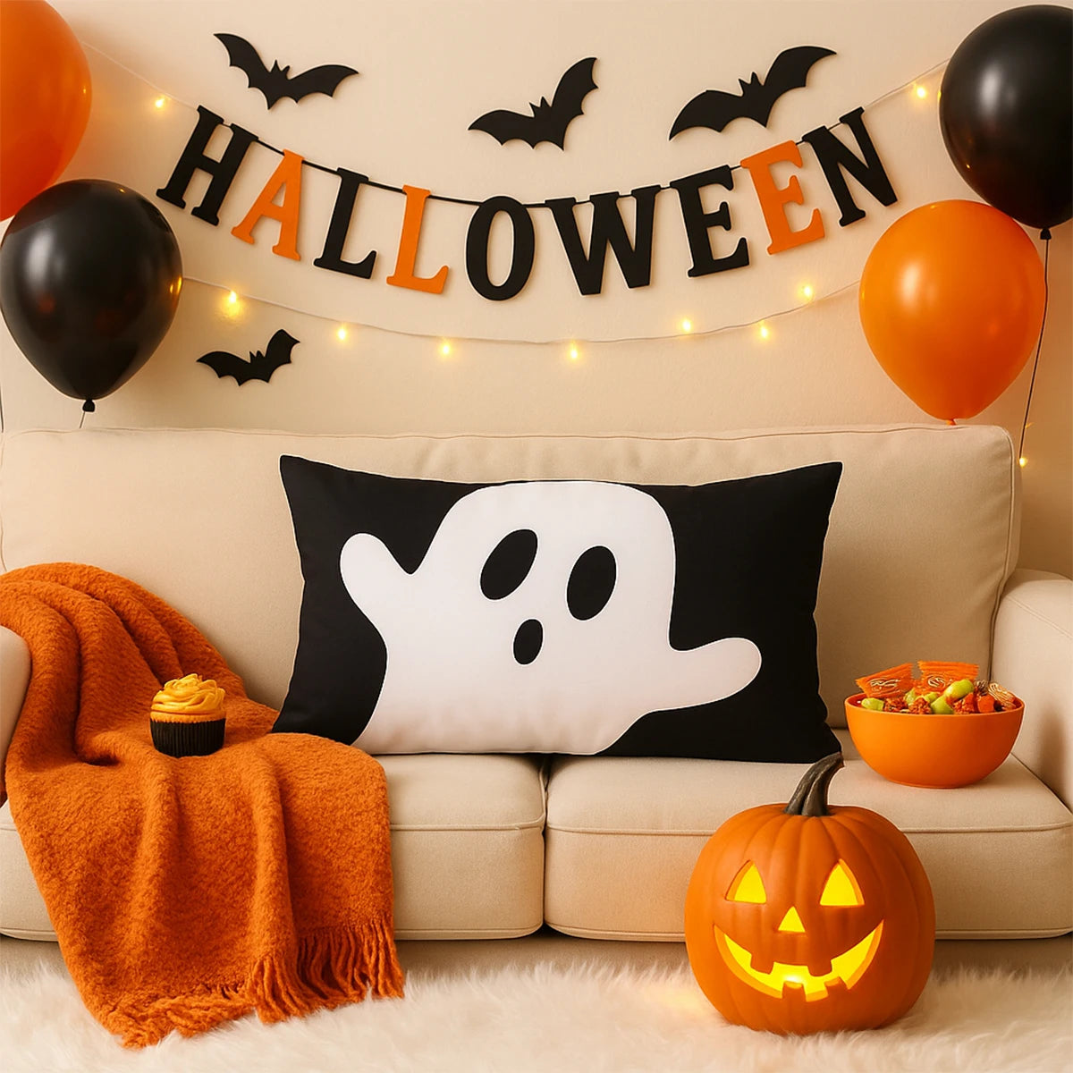 Fundas de Almohada Fantasma Boo!