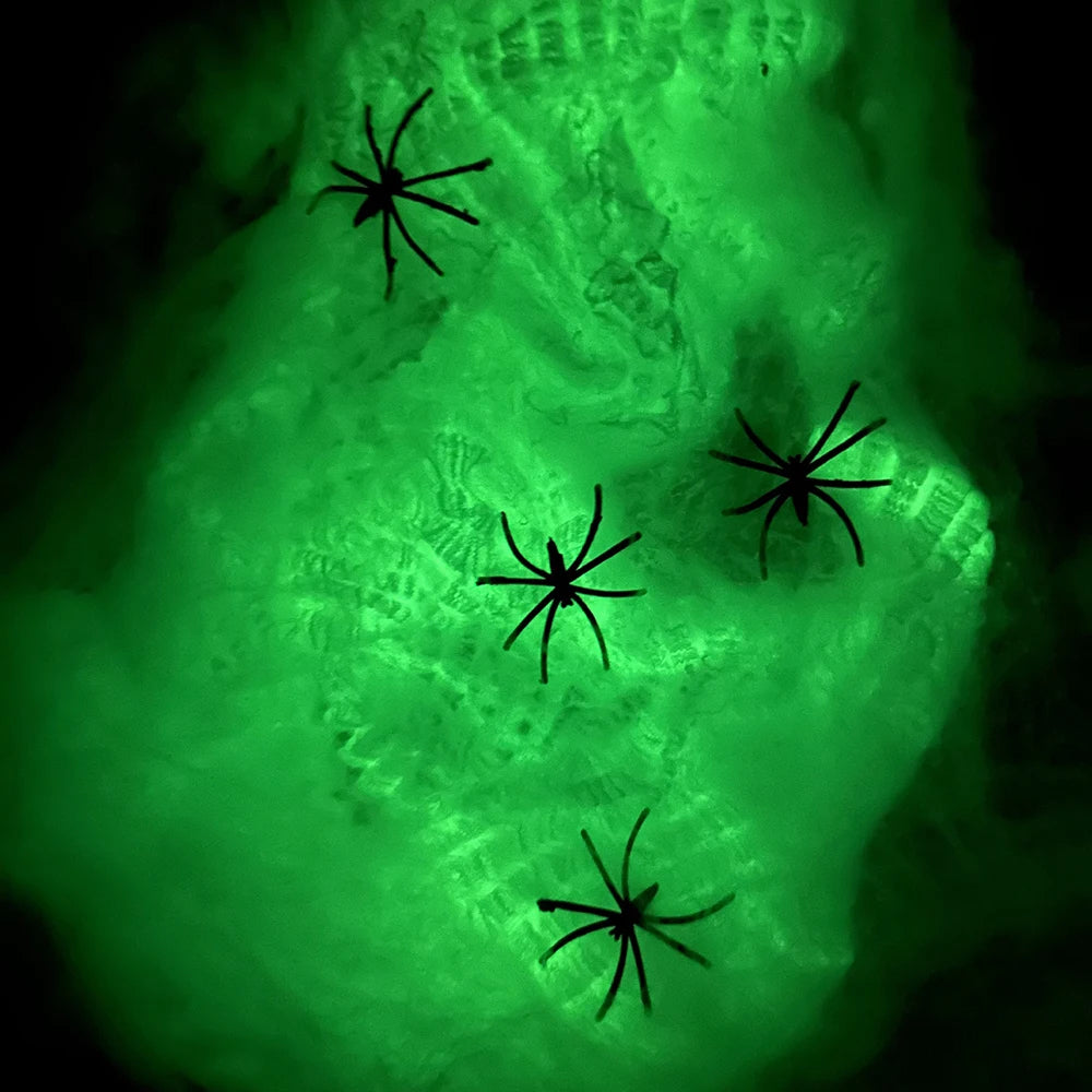 Telaraña Realista Fluorescente