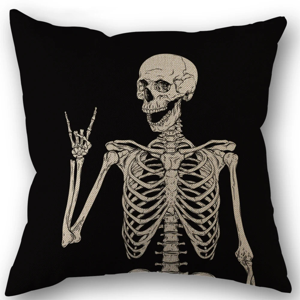 Funda de Almohada de Esqueleto