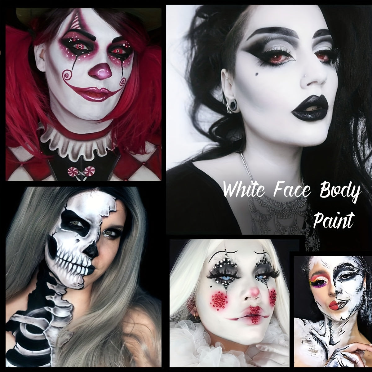 Maquillaje Blanco de Alta Covertura