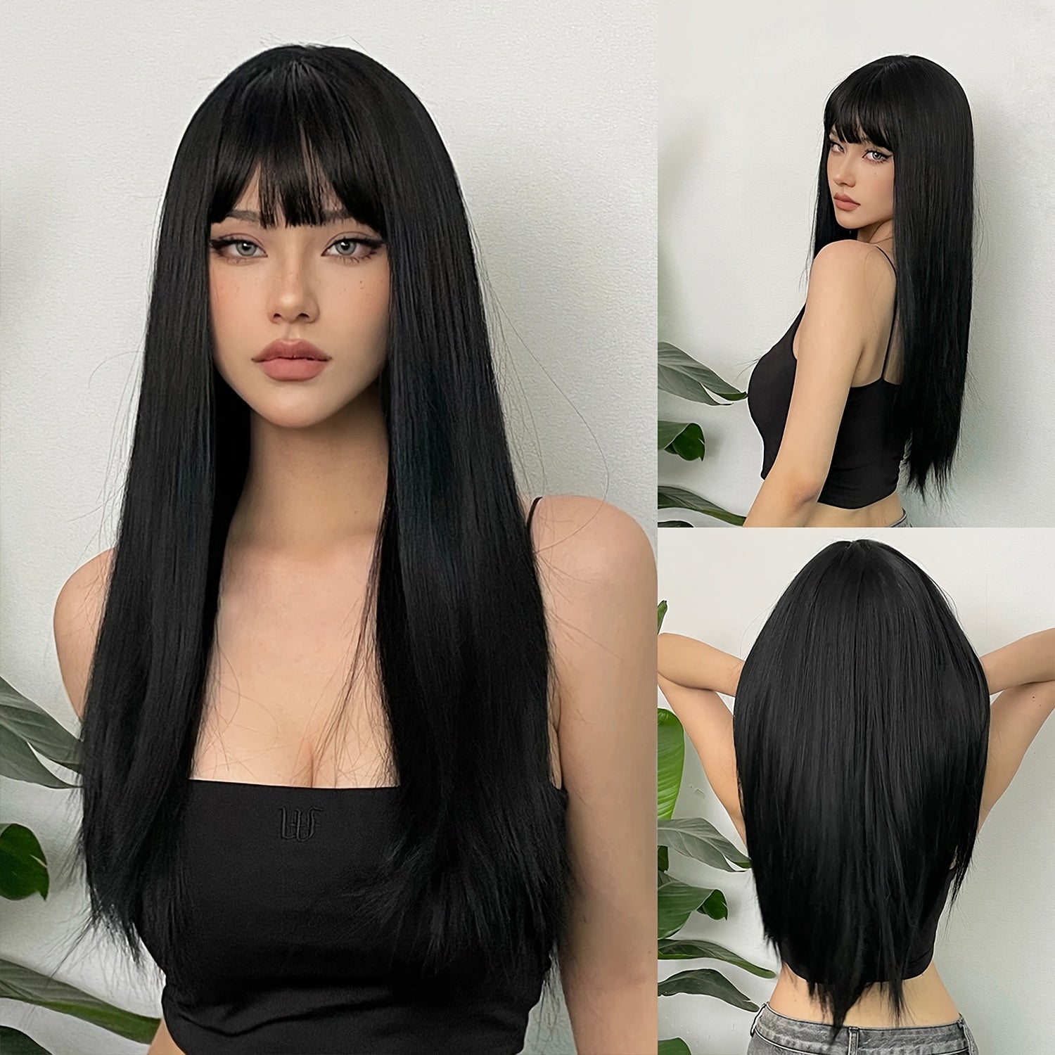 Peluca de Pelo Liso y Largo