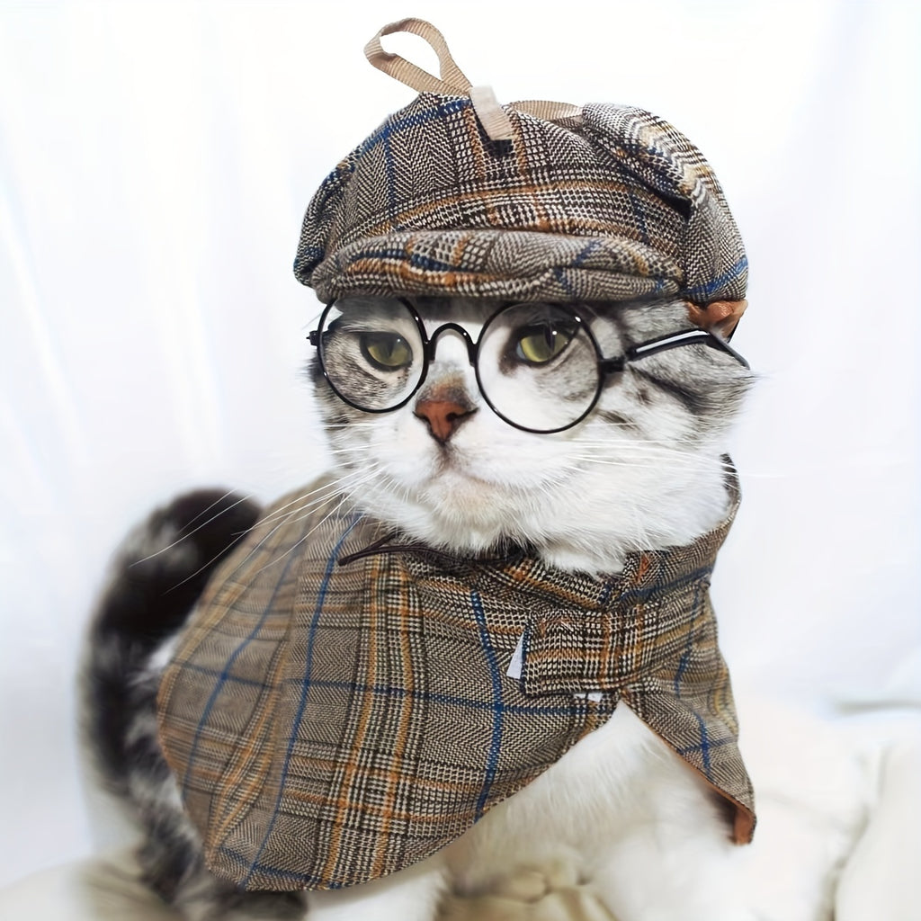 Disfraz de Detective para Gatos