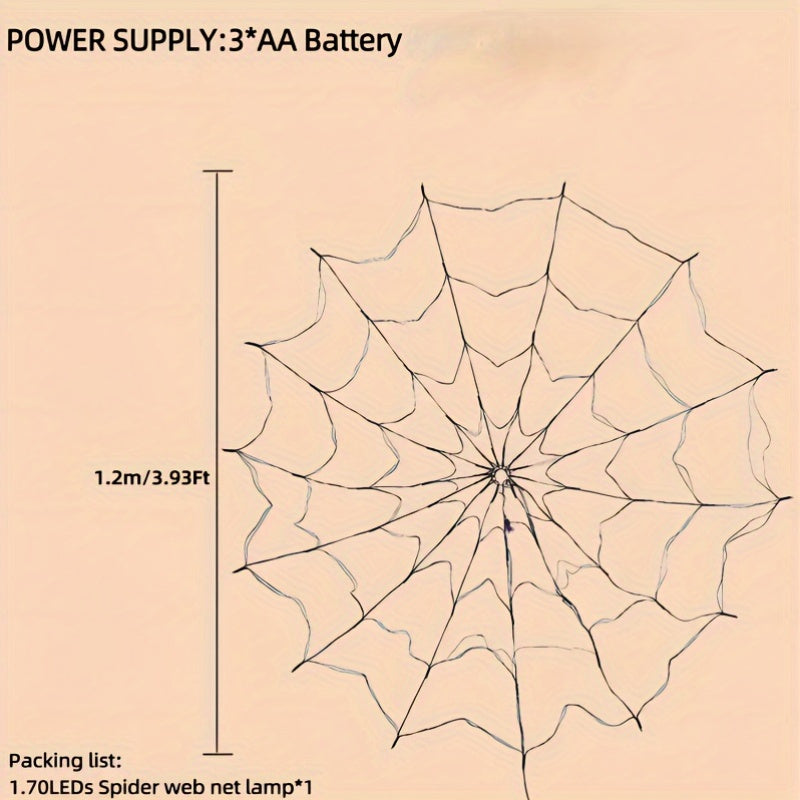Luces en Forma de Telaraña