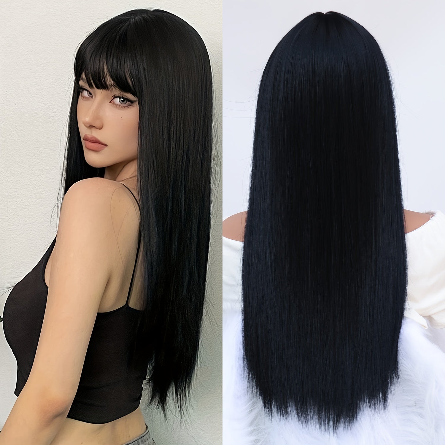 Peluca de Pelo Liso y Largo